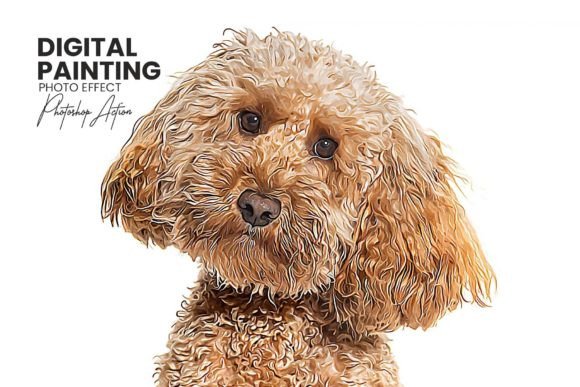 Download Digital Painting Photo Effect Photoshop - Premium Resources