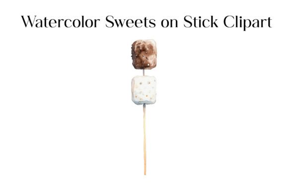 Download Watercolor Sweets on Stick Clipart - Premium Resources