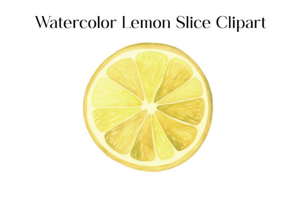 Download Watercolor Lemon Slice Clipart - Premium Resources
